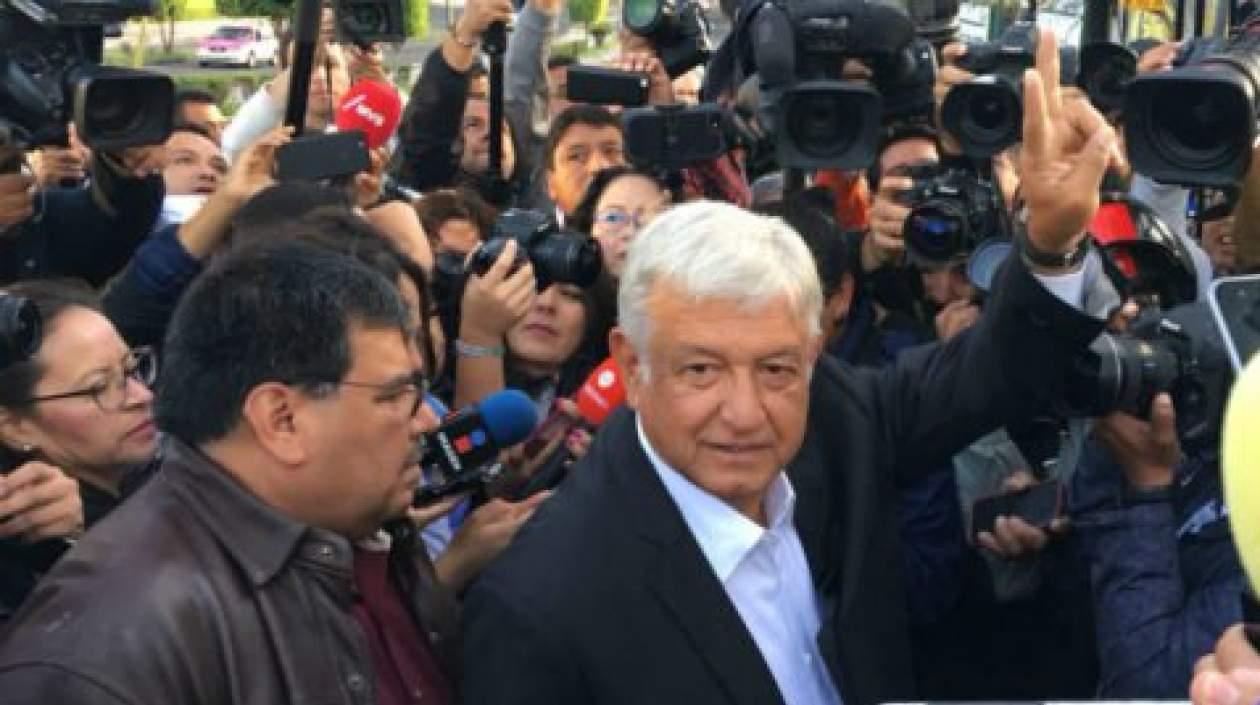 El candidato izquierdista Andrés Manuel López Obrador, favorito en todas las encuestas en México.