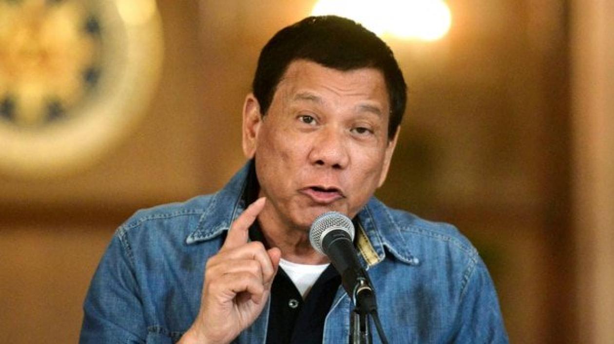 El presidente de Filipinas, Rodrigo Duterte. 