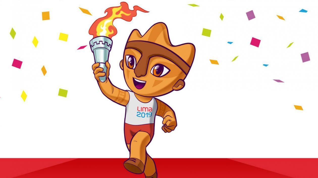 Milco, mascota oficial de los Juegos Panamericanos. 