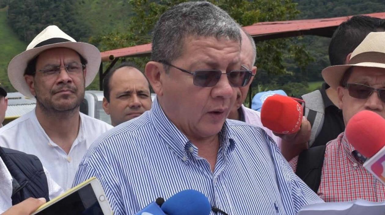 El líder del partido político FARC "Pablo Catatumbo"