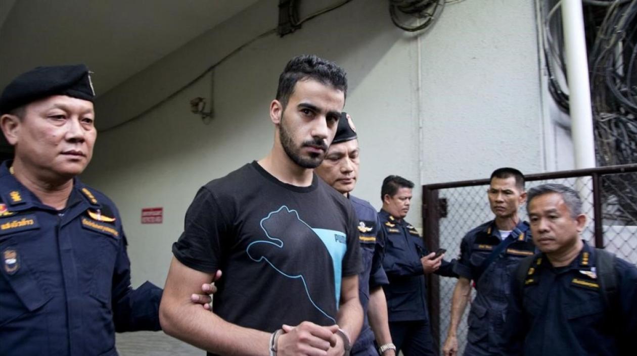 Hakeem Al Araib, jugador encarcelado. 