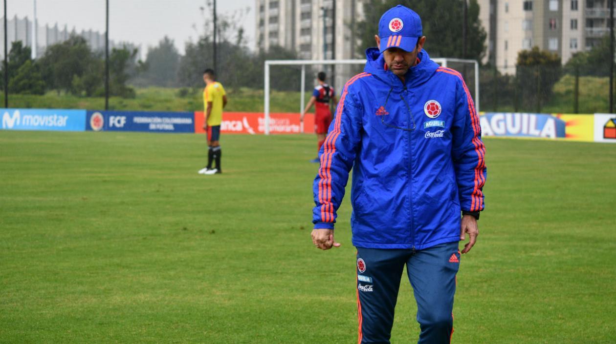 Arturo Reyes, técnico de la Selección Colombia. 