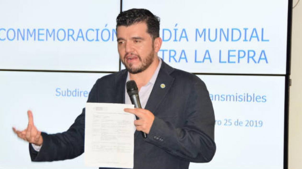 José Fernando Valderrama, subdirector de Enfermedades Transmisibles del Ministerio de Salud.