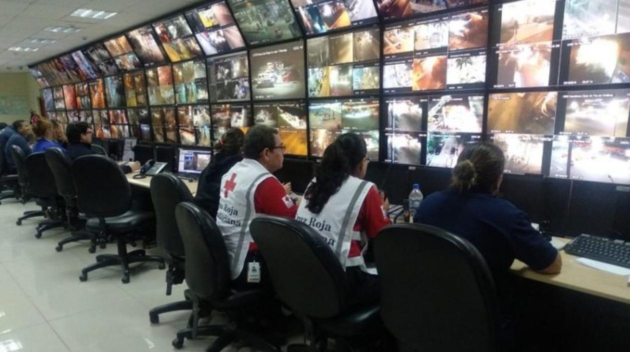 La Cruz Roja Ecuatoriana monitoreó las protestas.