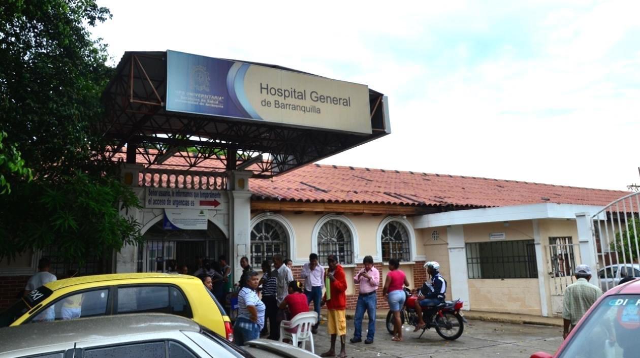 Los lesionados fueron atendidos en el Hospital General de Barranquilla.