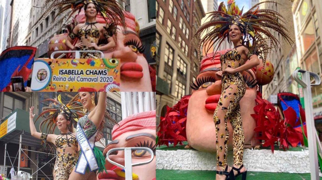 Isabella Chams, reina del Carnaval de Barranquilla 2020.