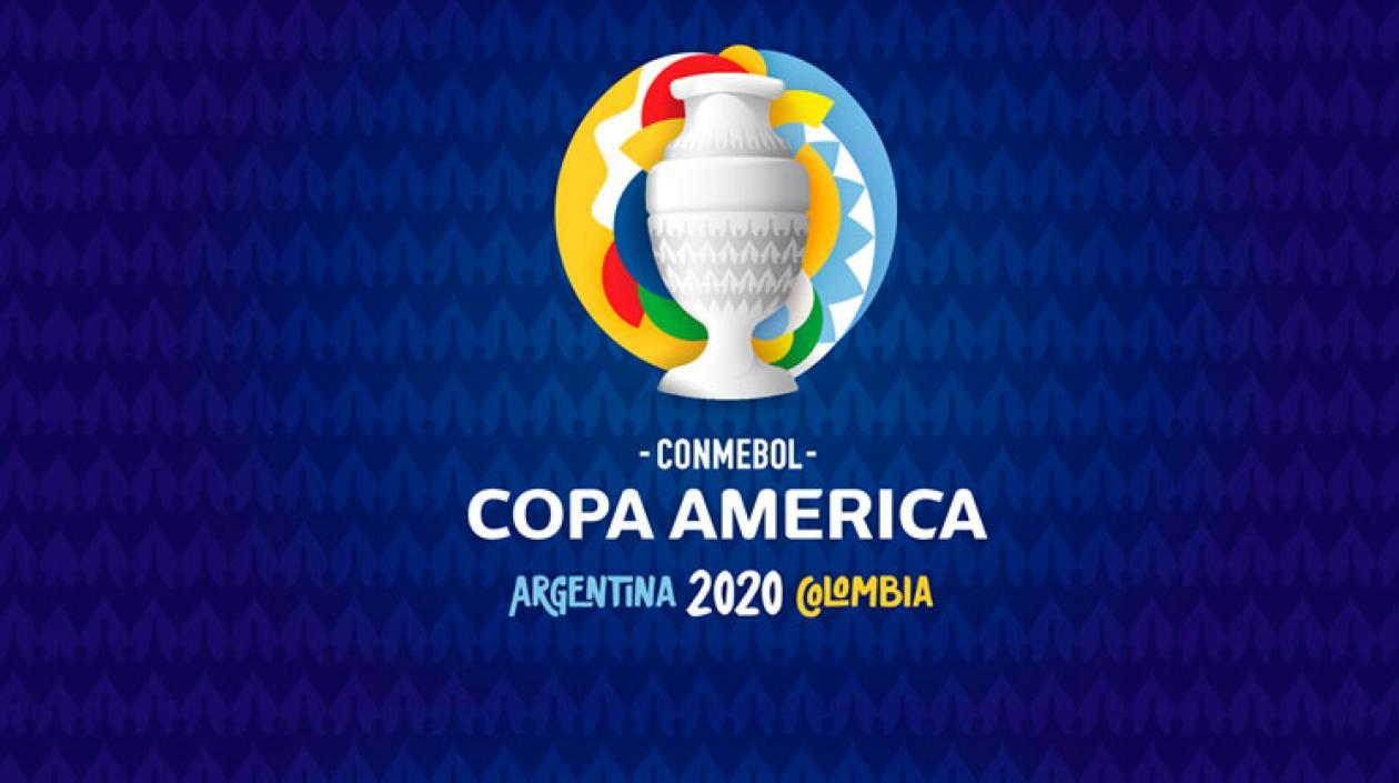 Logo oficial de la Copa América 2020. 