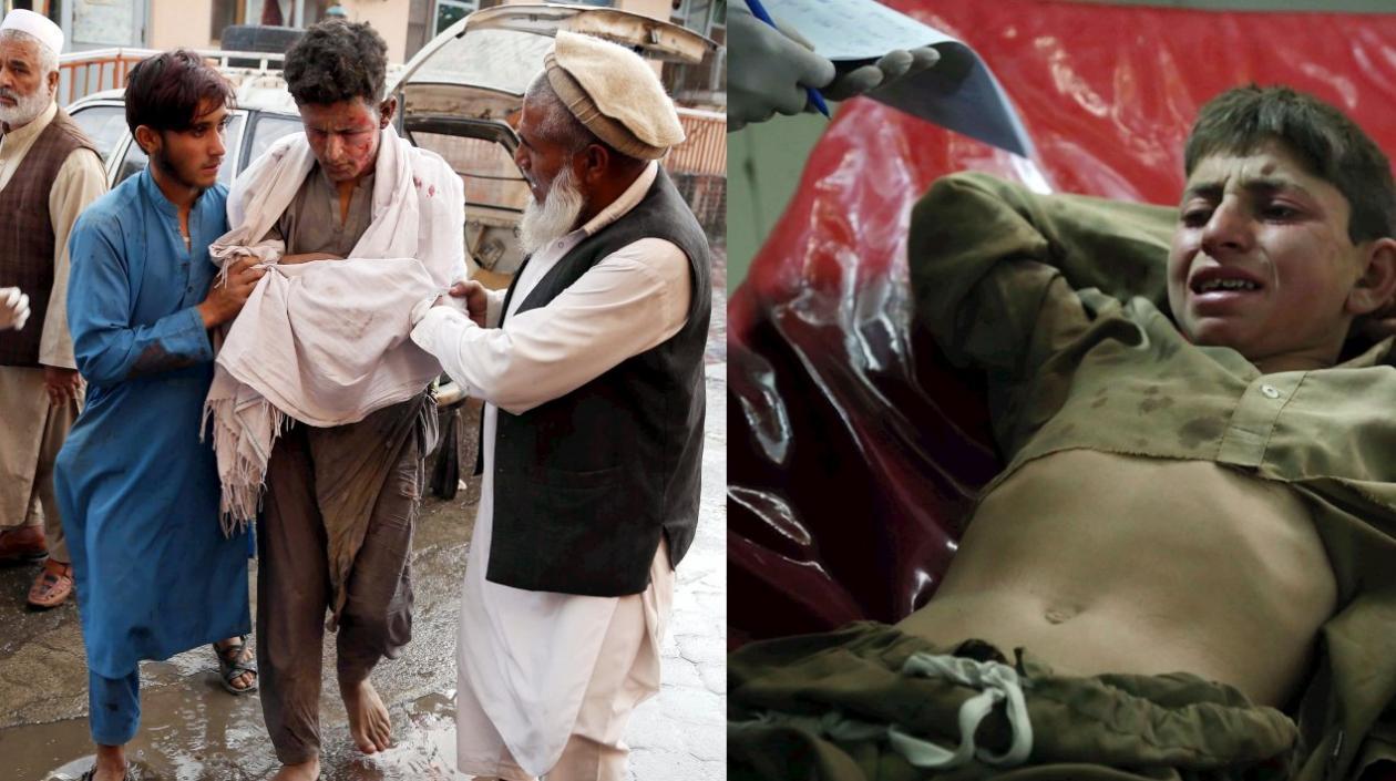 La explosión ocurrió en una concurrida mezquita en la provincia de Nangarhar, en el este de Afganistán.