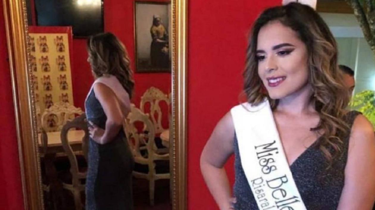 Andrea Romero, candidata trans en Miss Turismo Nacional.