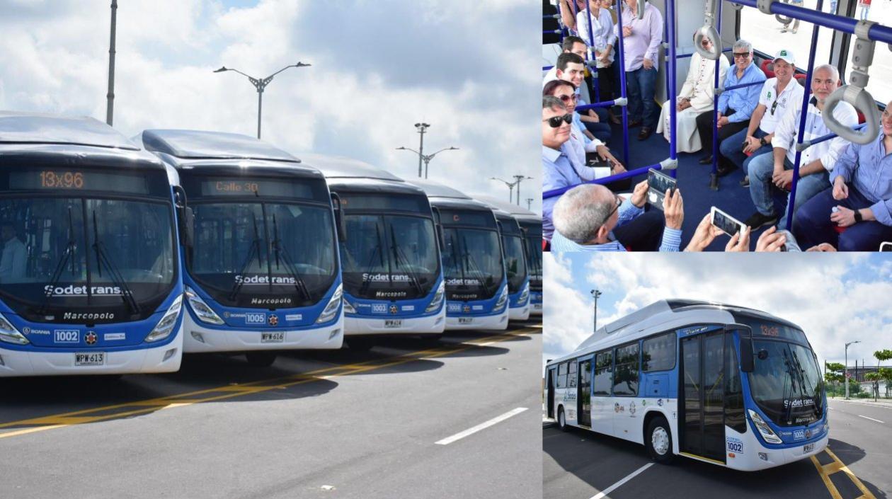 Alianza Sodis presentó 13 buses amigables con el medio ambiente.