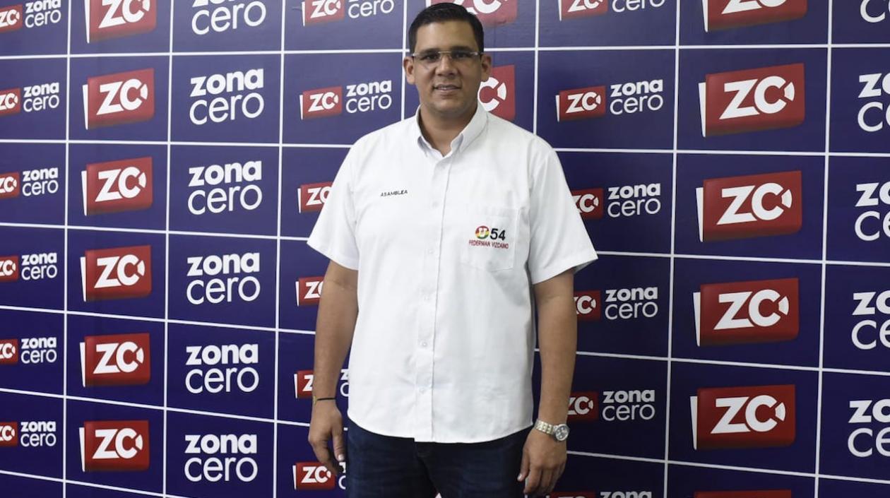 Federman Vizcaíno, candidato a la Asamblea del Atlántico.