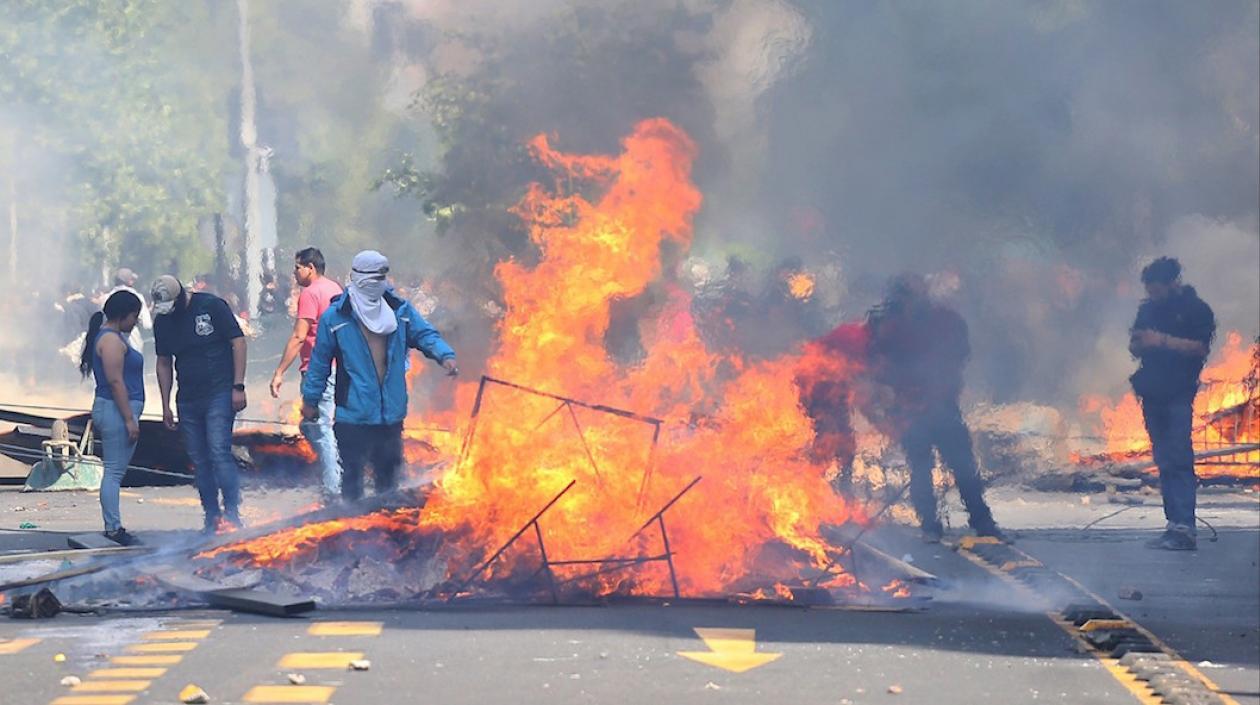 Crecen las protestas en Chile.