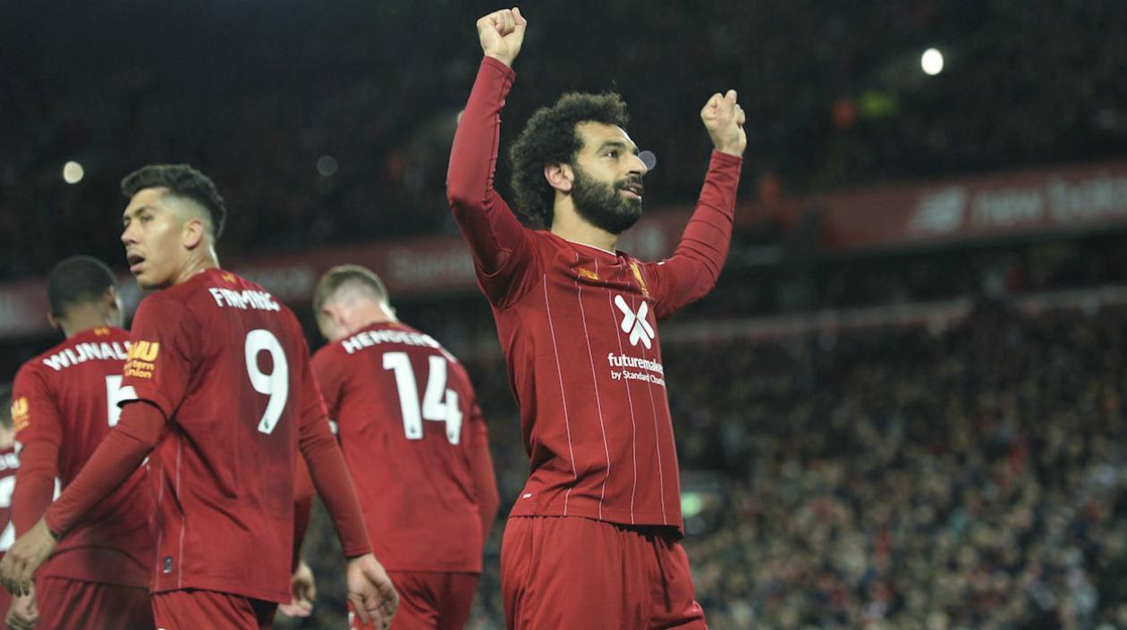Salah, una de las figuras del Liverpool. 