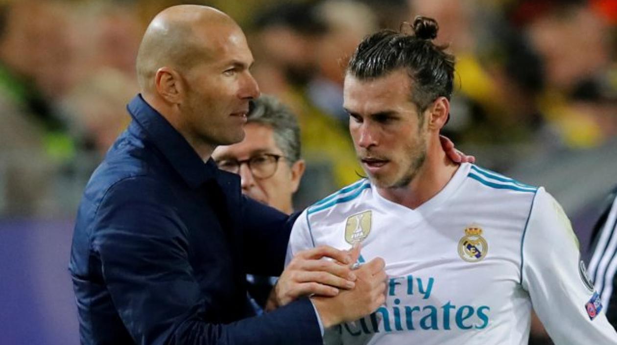 Zinedine Zidane y Gareth Bale.