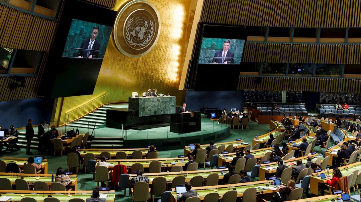 Asamblea en la ONU.