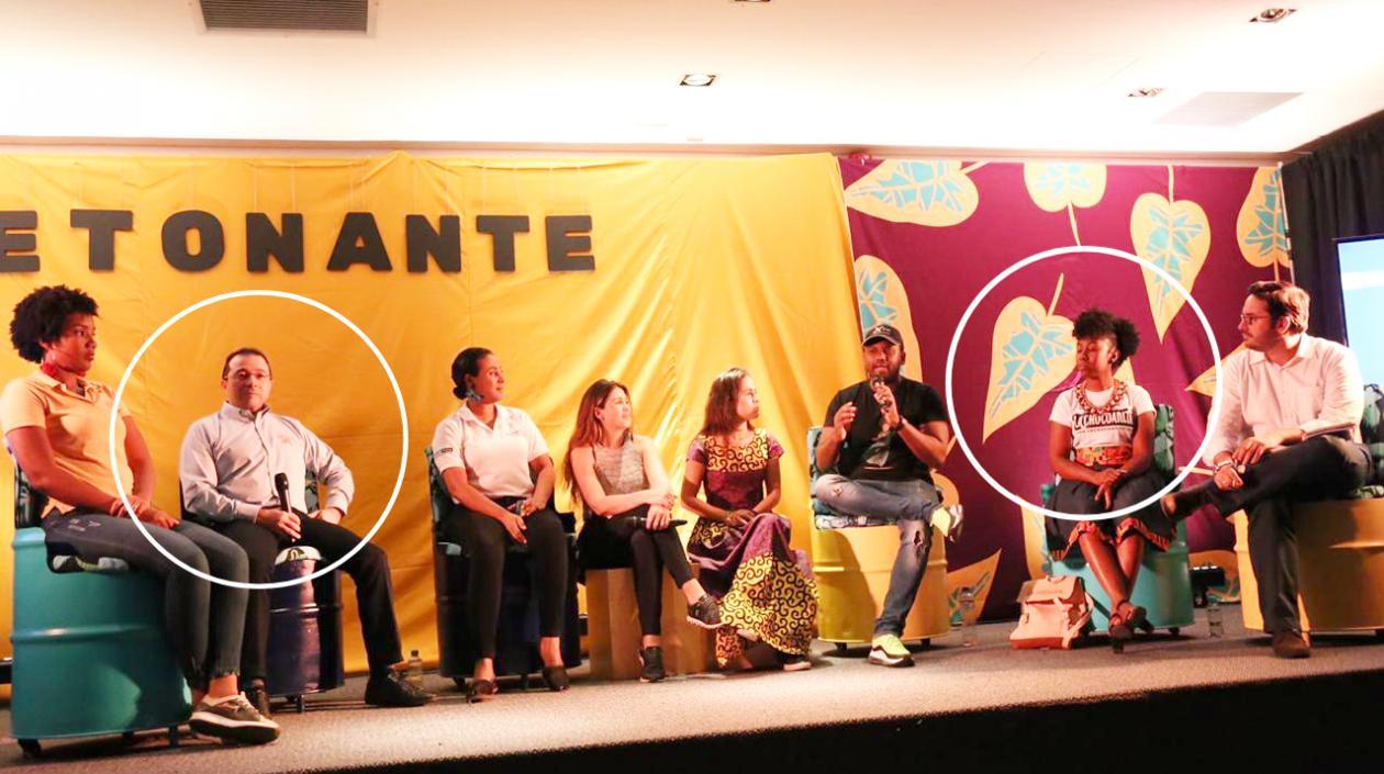 Conversatorio en el Festival Detonante en Quibdó.