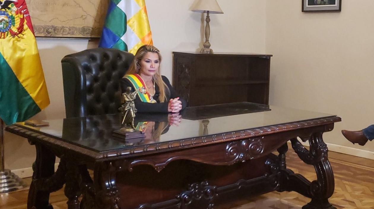  Jeanine Áñez, presidenta interina de Bolivia.