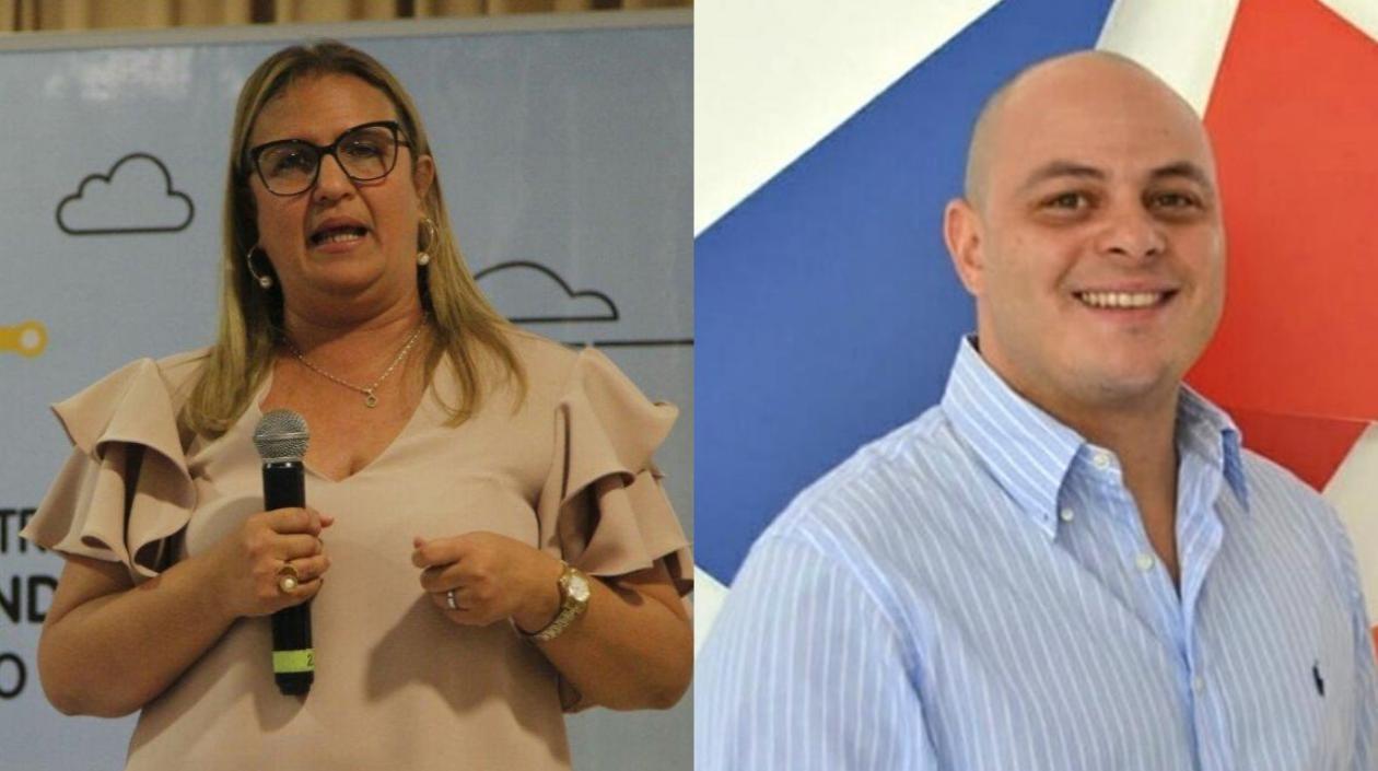 Bibiana Rincón y Libardo García.