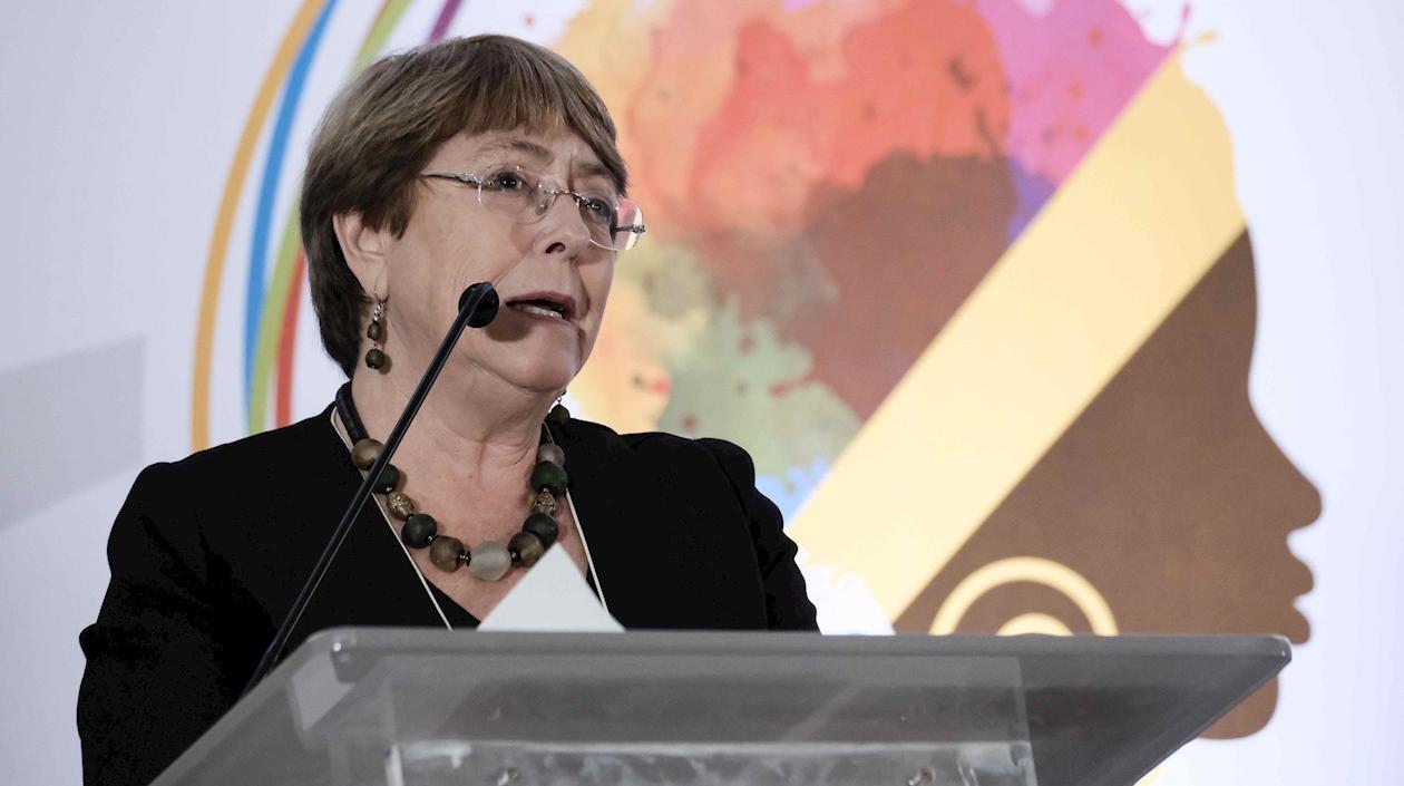La Alta Comisionada de la ONU, Michelle Bachelet.