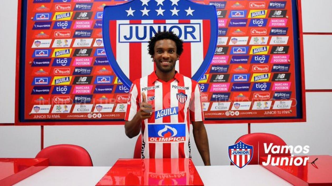Didier Moreno, nuevo jugador de Junior.