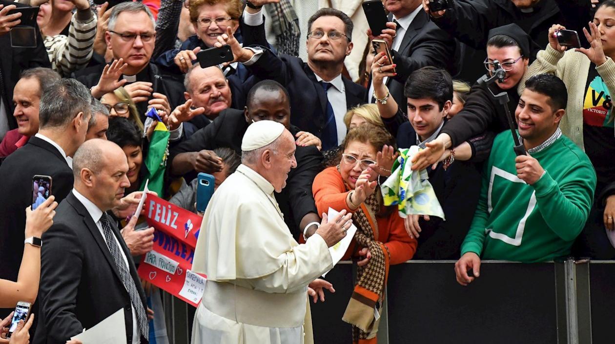 Papa Francisco en El Vaticano.