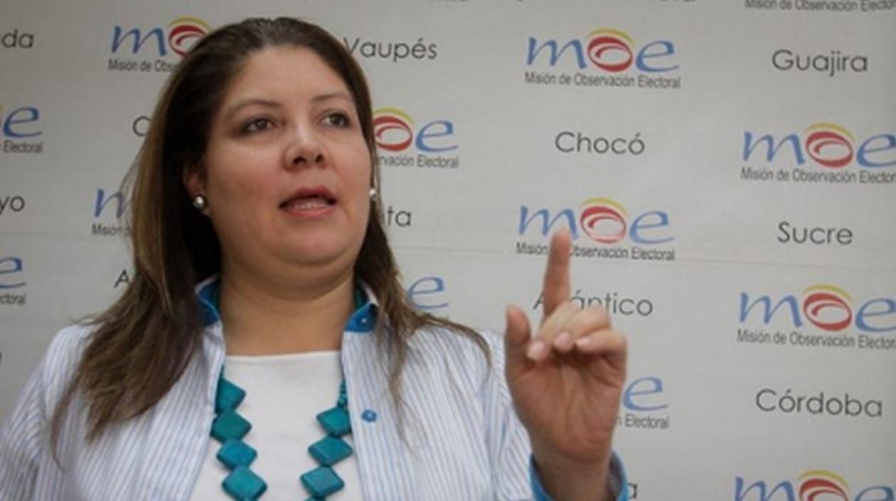 Alejandra Barrios, directora de la MOE.