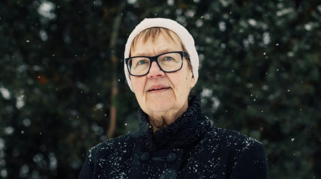 La poetisa Tua Forsström. 
