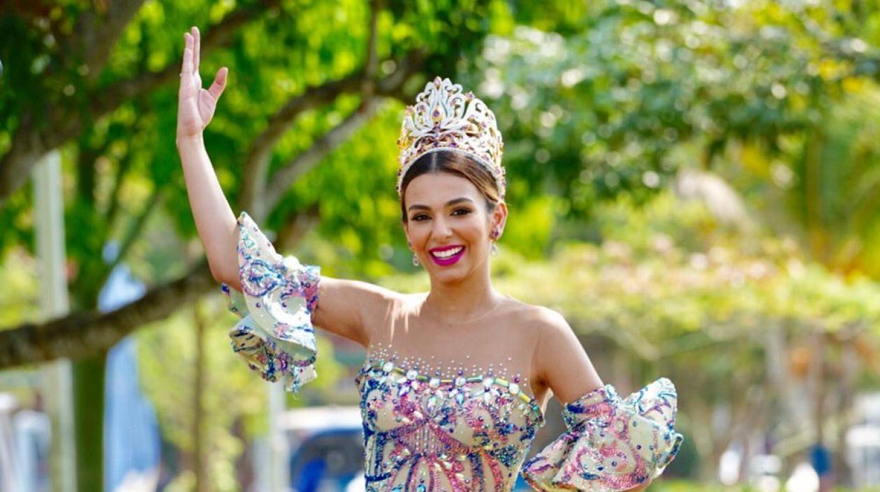 La Reina del Carnaval de Barranquilla,Carolina Segebre Abudinen.
