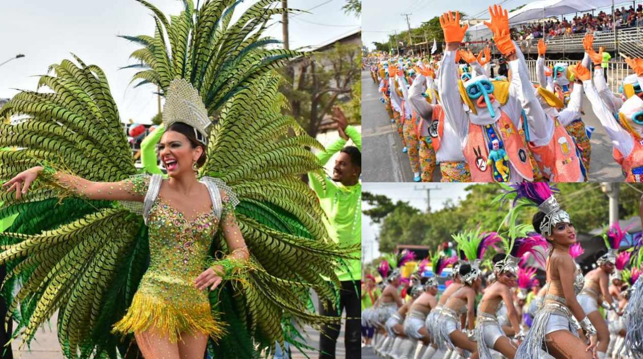 La Reina del Carnaval y los protagonistas de la Gran Parada de Comparsas de Fantasía.