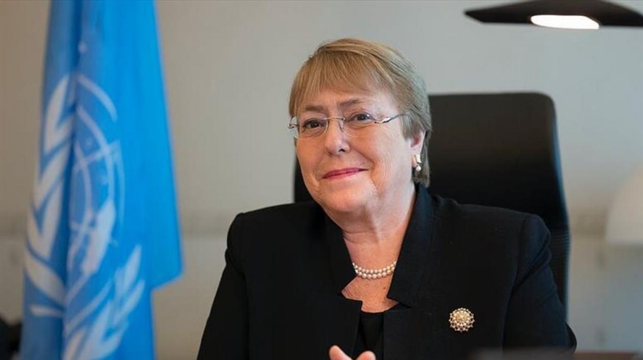 Michelle Bachelet, alta comisionada para los DDHH de la ONU.
