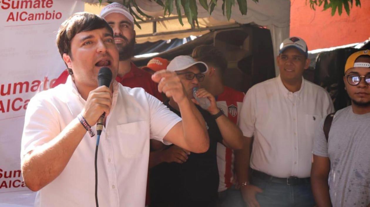 Jaime Pumarejo, en campaña.