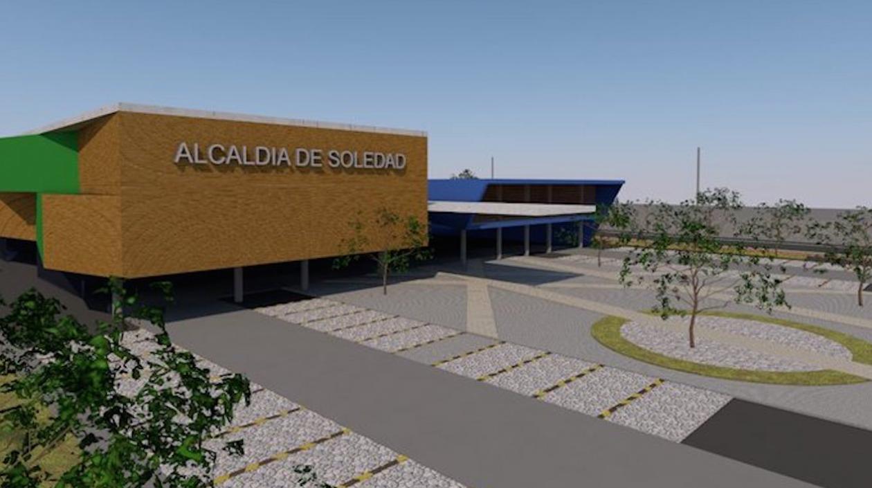 Nueva sede de la Alcaldía de Soledad.
