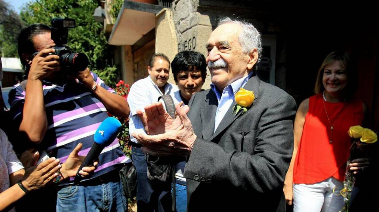 El nobel de Literatura Gabriel García Márquez.