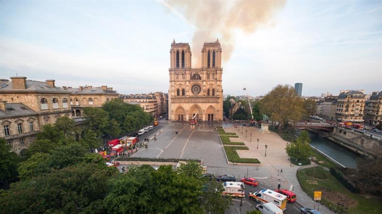 Imagen de la catedral de Notre Dame.