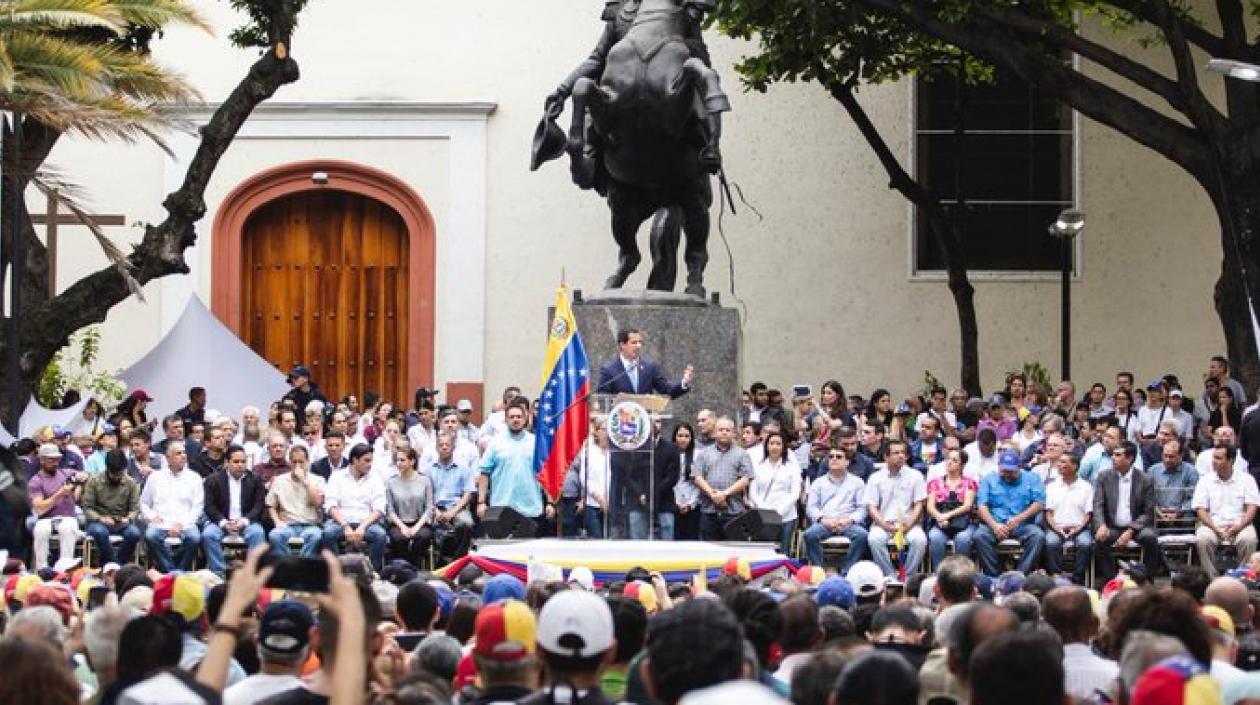 Juan Guaidó, jefe del parlamento venezolano.