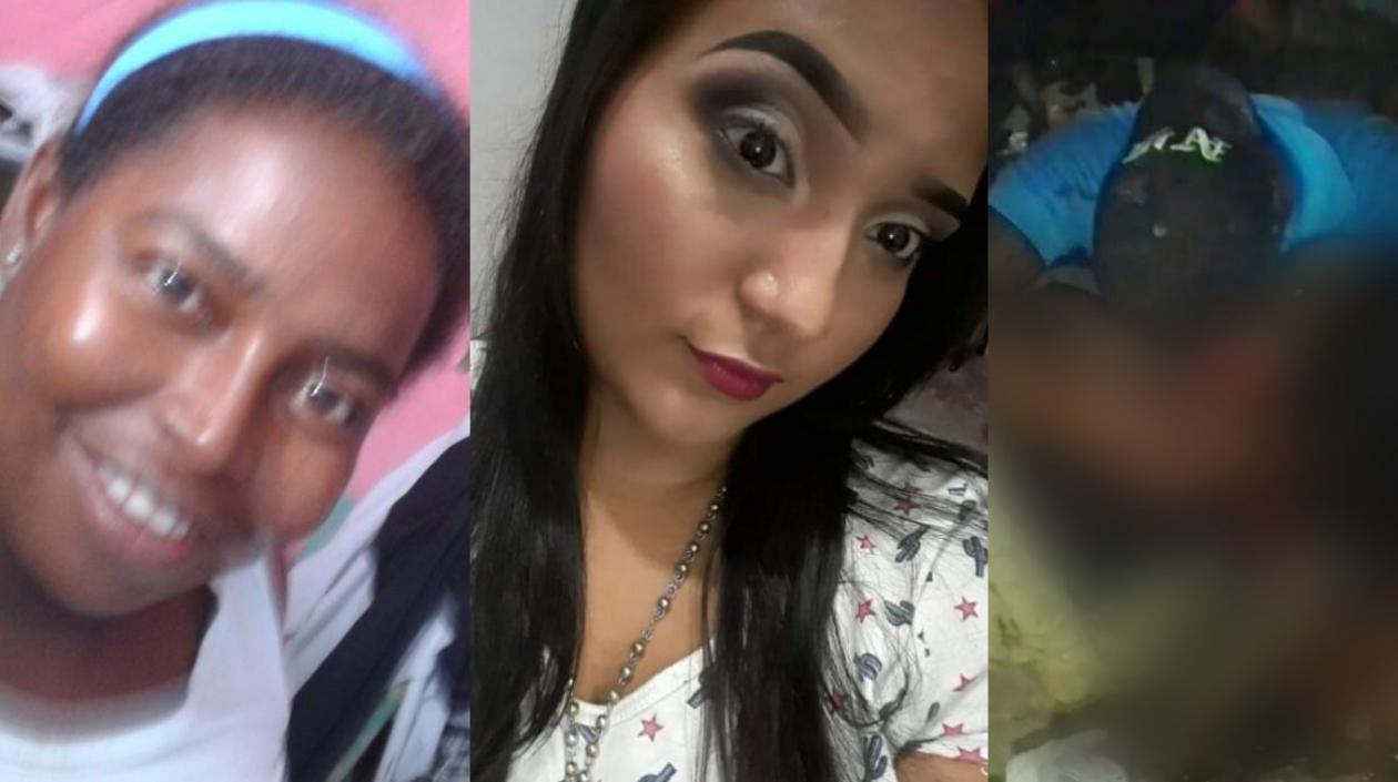 Aura María Obregón Agámez, Morelia Torres Bello y Angélica Robles, mujeres asesinadas en Barranquilla.