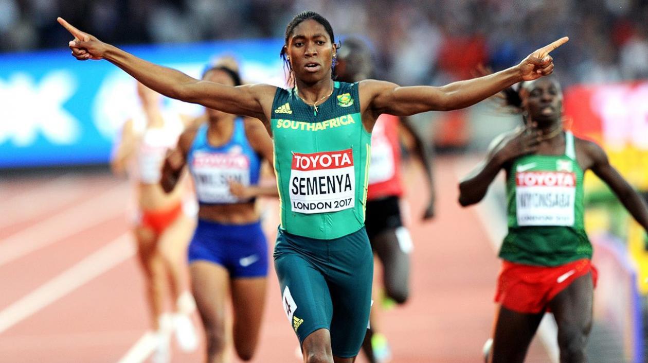 Caster Semenya, atleta sudafricana. 