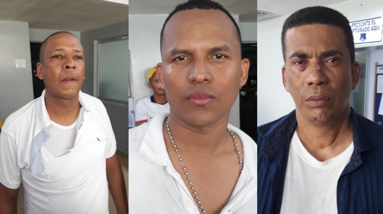 Luis Rafael Domínguez, Jefferson Alberto Villar Ortega y Paz Kelly Guerrero.