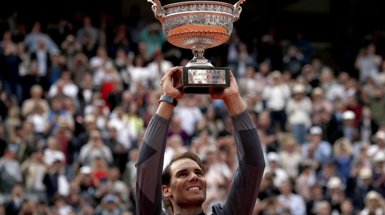 Rafael Nadal, tenista español, tras ganar su duodécimo Roland Garros.