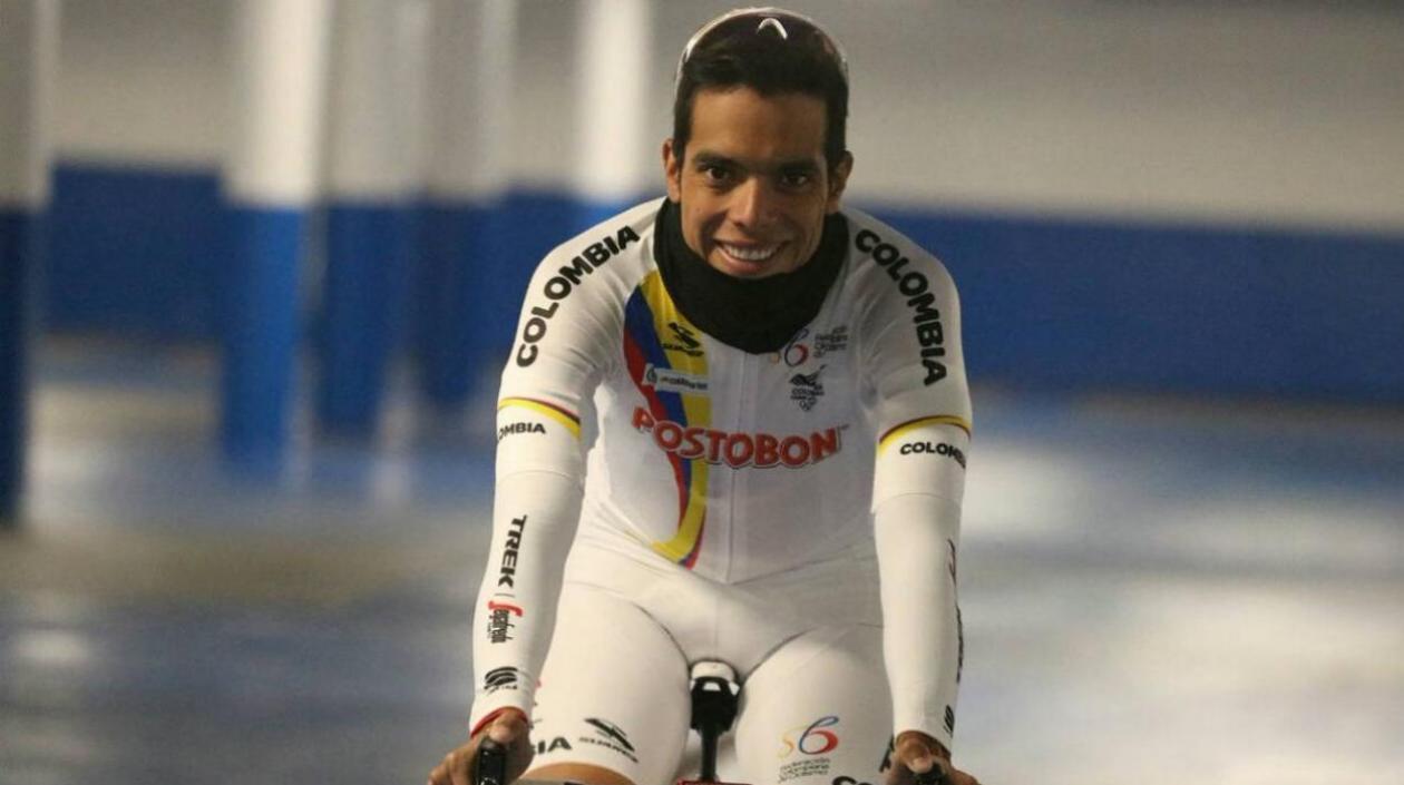 El ciclista colombiano Jarlinson Pantano.