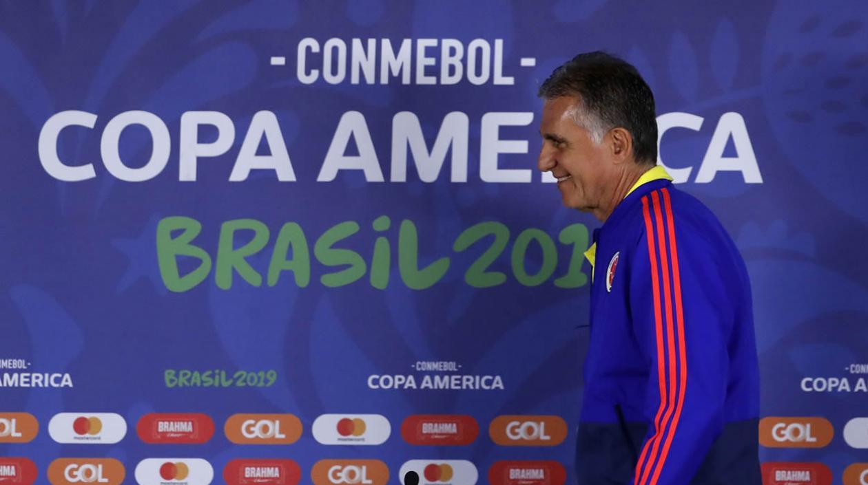 El director técnico de la selección Colombia de fútbol Carlos Queiroz