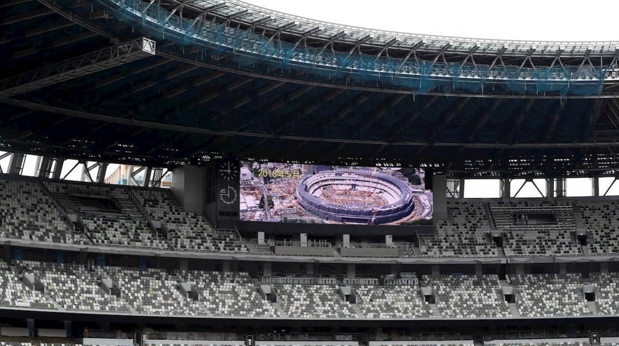 Estadio Olímpico de Tokio, que estará terminado en los próximos meses. 