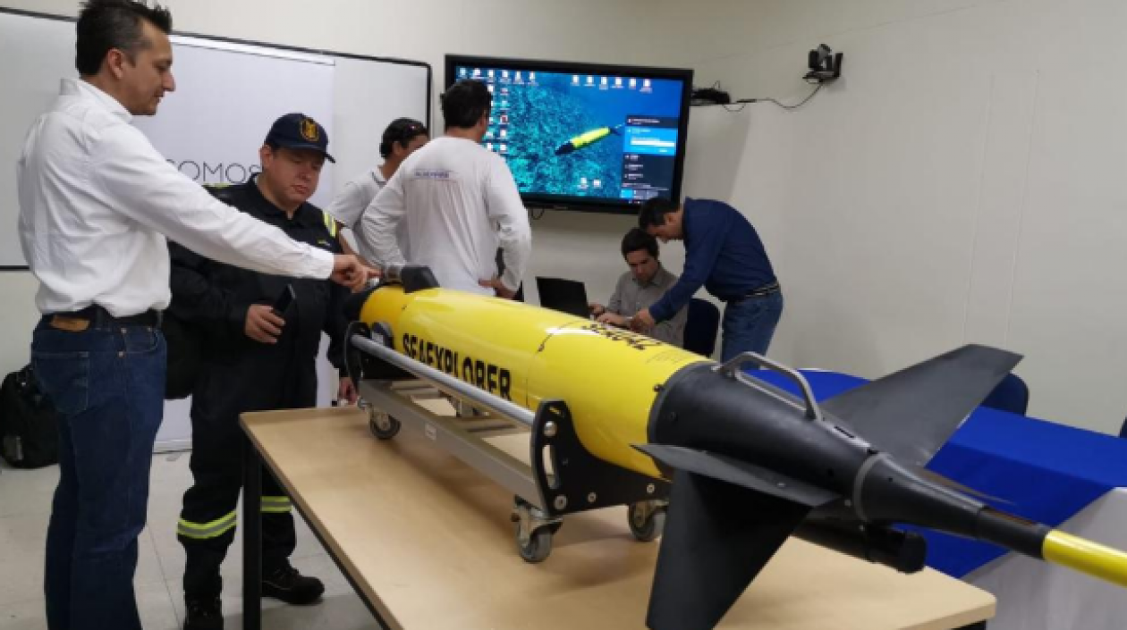Los ‘sea explorer’, una especie de ‘drones’ submarinos de origen francés que se encargarán de hacer exploración oceanográfica y geoquímica en el mar.