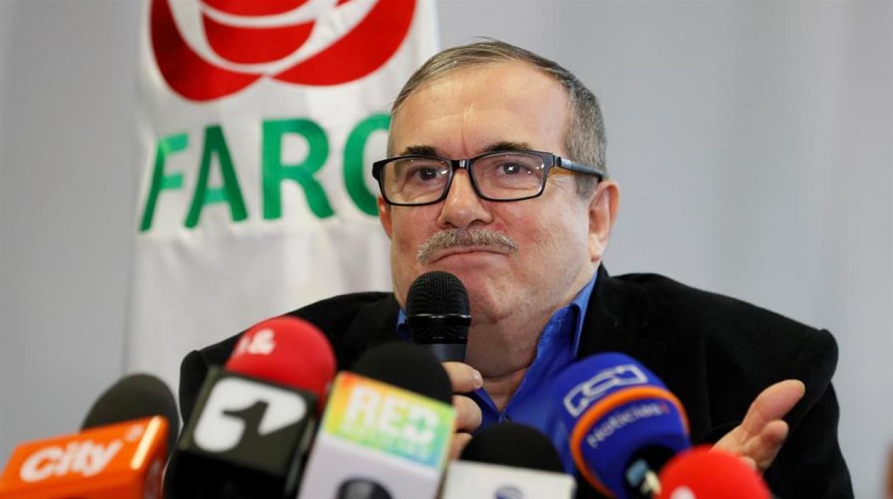 Rodrigo Londoño, presidente del Partido de la FARC.