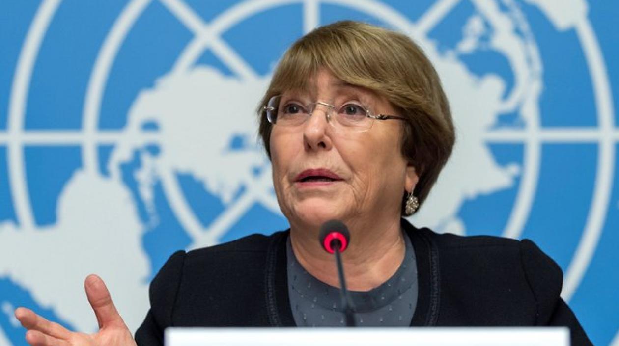 Michelle Bachelet, alta comisionada de la ONU para los derechos humanos.