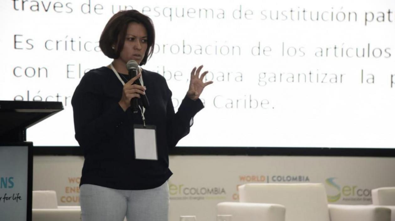 L superintendente, Natasha Avendaño García.