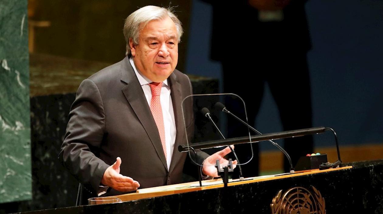 El jefe de Naciones Unidas, António Guterres.