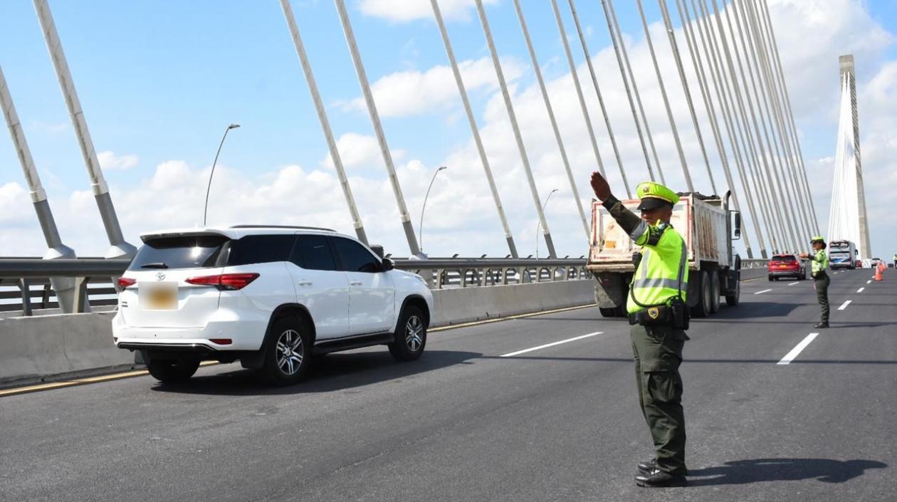 Policía extenderá a Palermo cuadrante que vigilará el Puente Pumarejo