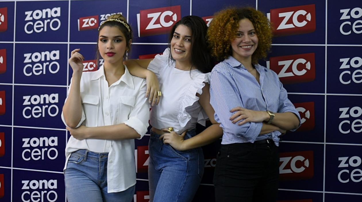 Meryann Rodríguez, Iris De La Ossa y Evelia Betancourt, actrices de la serie.