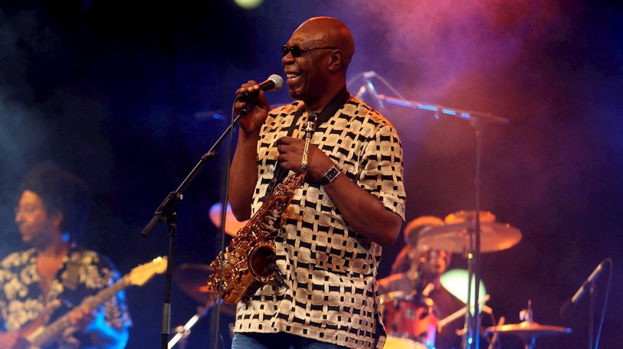 El músico camerunés Manu Dibango.